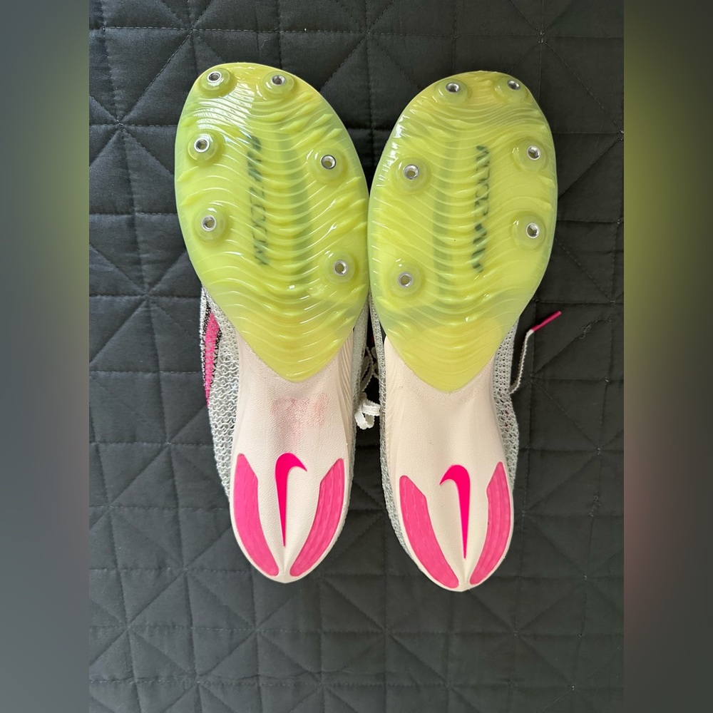 Nike Air Zoom Victory Track Spikes Sail Pink CD4385-101 Men's Size 12.5 - Picture 5 of 8